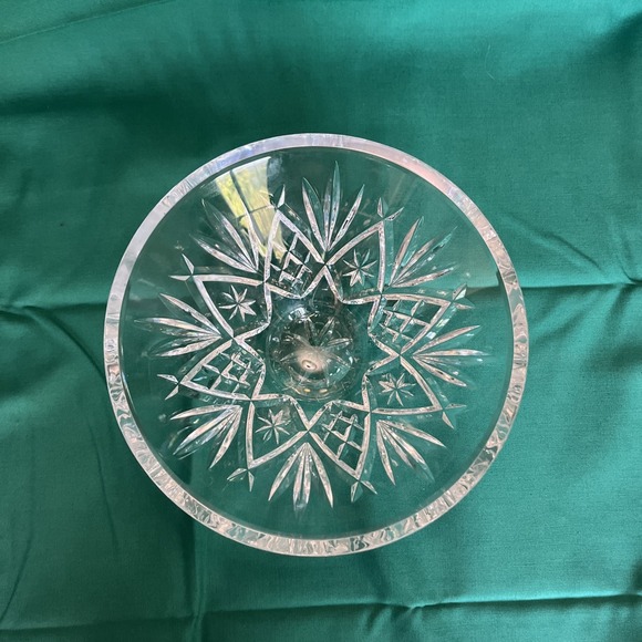 Vintage WATERFORD Innisfree Pattern Cut Lead Crystal 6" Diameter Tapered Bowl - Picture 2 of 11